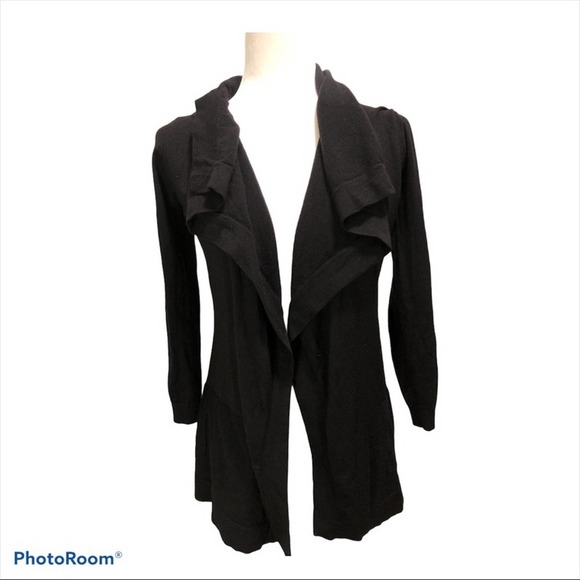 Theory Maritza B Evian Stretch‎ Wool Cardigan Small - Picture 2 of 9